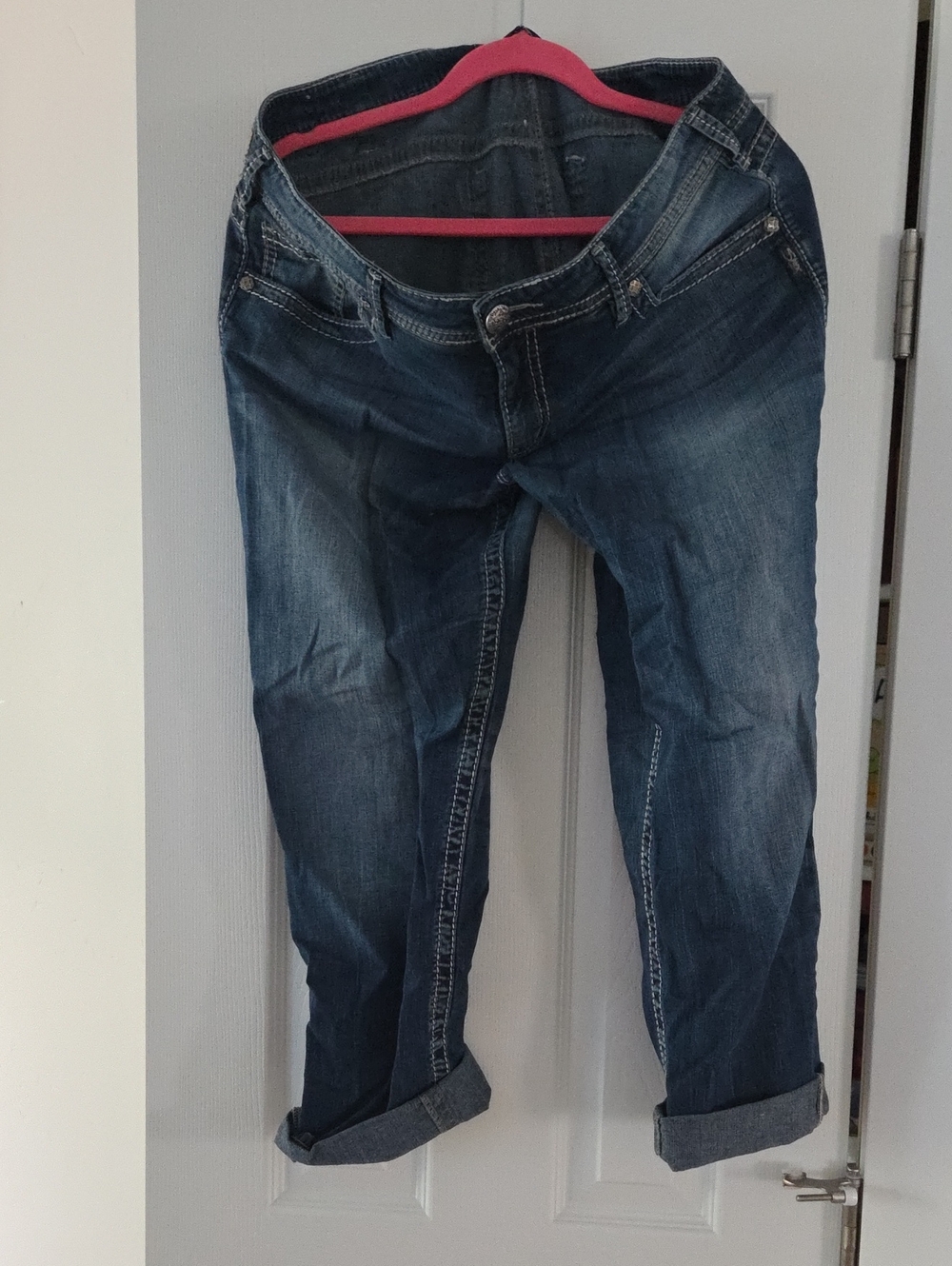 Silver Jeans Dark Blue Boyfriend Jeans
